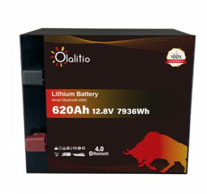 Batería de Litio 12.8V 620Ah LiFePO4 con Bluetooth Batería de Litio 12.8V 620Ah LiFePO4 con Bluetooth